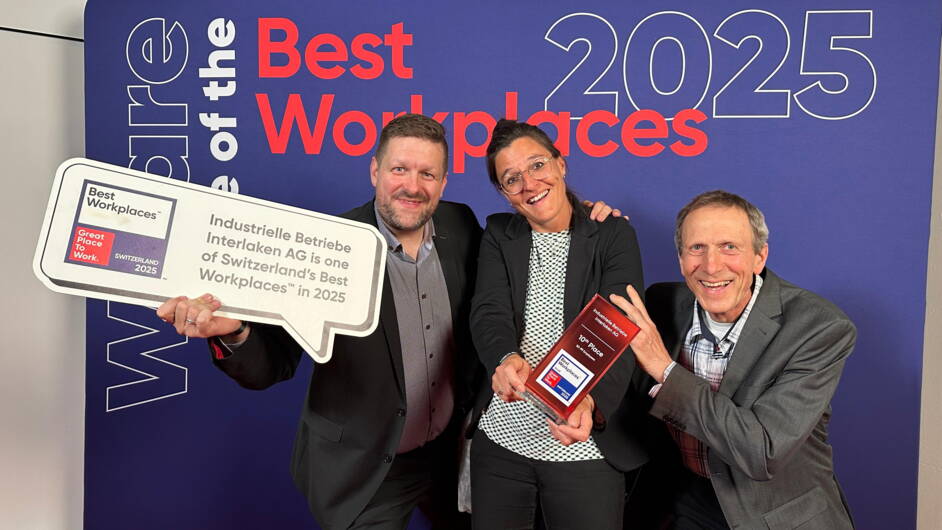 Best Worrkplaces 2025 IBI-Delegation mit Auszeichnung Best Workplaces 2025